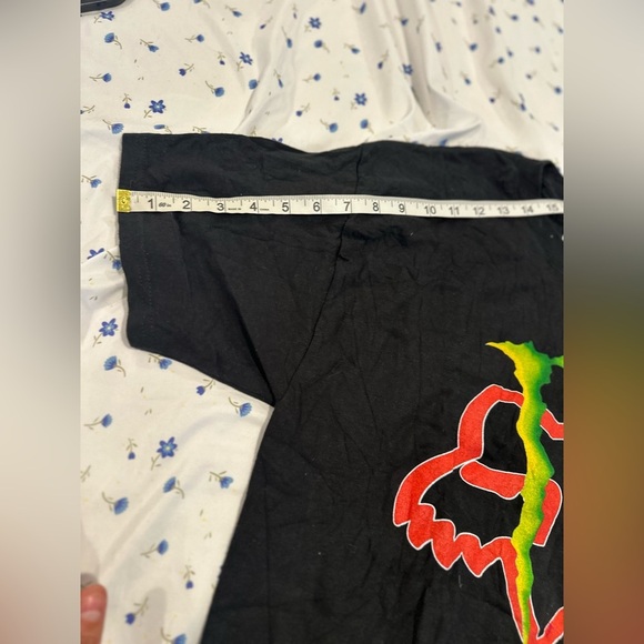 Black Mens Sz: L Y2K Fox Racing/ Monster Energy Drink Logo Graphic T-Shirt. - Picture 5 of 8